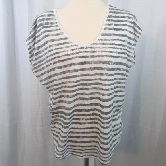 We the free oversized top striped sz XS free people *C2 - Picture 2 of 6